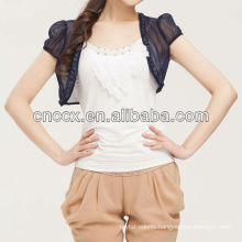 13STC5616 graceful lady cardigan short sleeves lace shrug